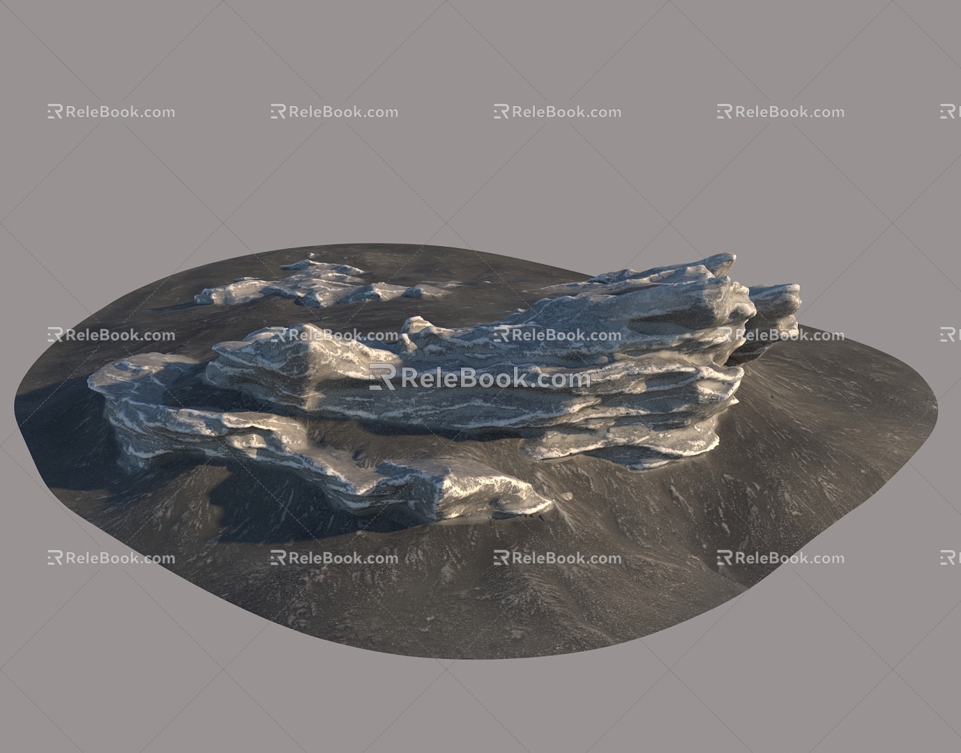 Mountains Mountain Geomorphology Terrain Stone Rock Mars Rock Meteorite 3d model