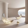 Modern floor lamp moon lamp 3d model