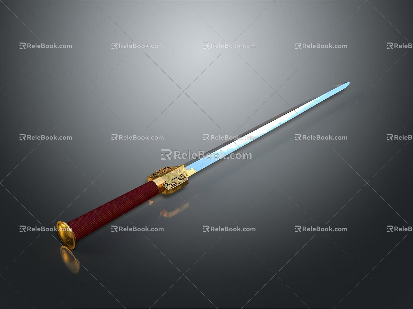 Officer Sword Sword Long Sword Sheath Sword Samurai Sword Samurai Sword Accessories Soldier Sword Knight Sabre 3d model