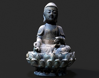 Buddha Bodhisattva Decoration Buddha Sakyamuni Buddha 3d model