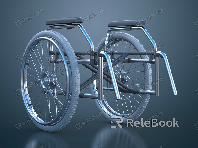 Modern Wheelchair Metal Wheelchair model