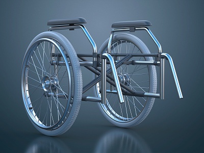 Modern Wheelchair Metal Wheelchair model