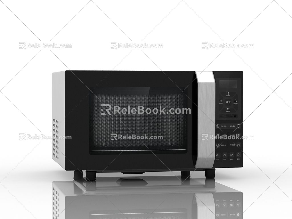 Microwave oven 3d model