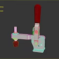 Modern tool hardware tool set cable buckle conversion key 3d model