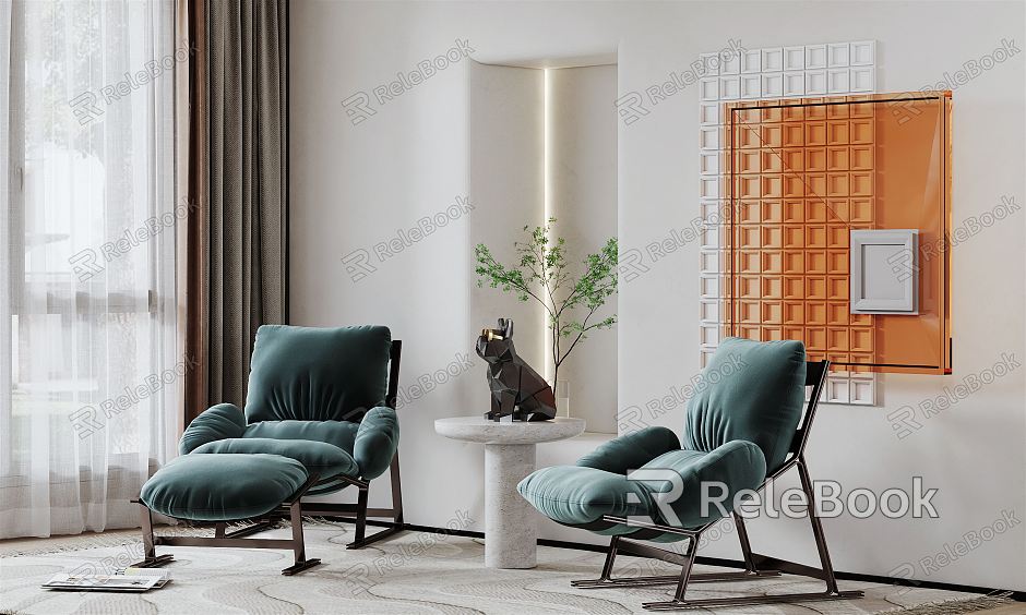 Modern Casual Sofa Combination Single Chair model