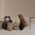 Modern Food Combinations 3d model