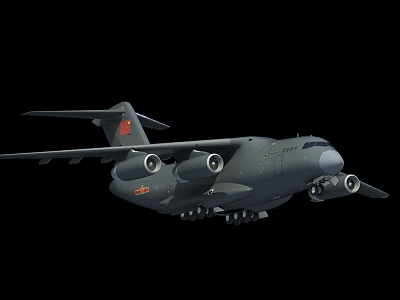 Transport 20 Transport Aircraft Transport 20 Tail Cabin Y20 Cabin Y20 Domestic Transport Aircraft Kunpeng Transport Aircraft Military Large Aircraft 3d model