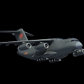 Transport 20 Transport Aircraft Transport 20 Tail Cabin Y20 Cabin Y20 Domestic Transport Aircraft Kunpeng Transport Aircraft Military Large Aircraft 3d model