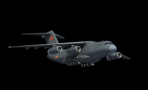 Transport 20 Transport Aircraft Transport 20 Tail Cabin Y20 Cabin Y20 Domestic Transport Aircraft Kunpeng Transport Aircraft Military Large Aircraft 3d model