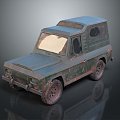 Hummer Pickup SUV Jeep 4WD 4WD SUV Military Jeep Hummer 3d model