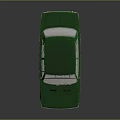 Green Classic Vintage Sedan Car Featuring Shiny Exterior And Retro Design