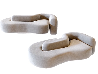 Modern Simple Special-Shaped Sofa Special-Shaped Sofa Simple Special-Shaped Sofa 3d model