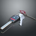 Modern Car Key Remote Control With Metal Blade Auto Parts Accessory