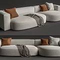 Modern Multiplayer Sofa 3d model