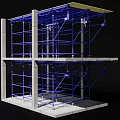 full scaffolding 3d model
