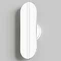 Elegant Modern Wall Sconce With White Marble Panel Gold Vertical Strip And Soft Lighting