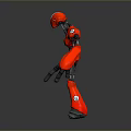 Robot Assistant Small Robot Butler Robot Butler Figure Game Figure 3d model