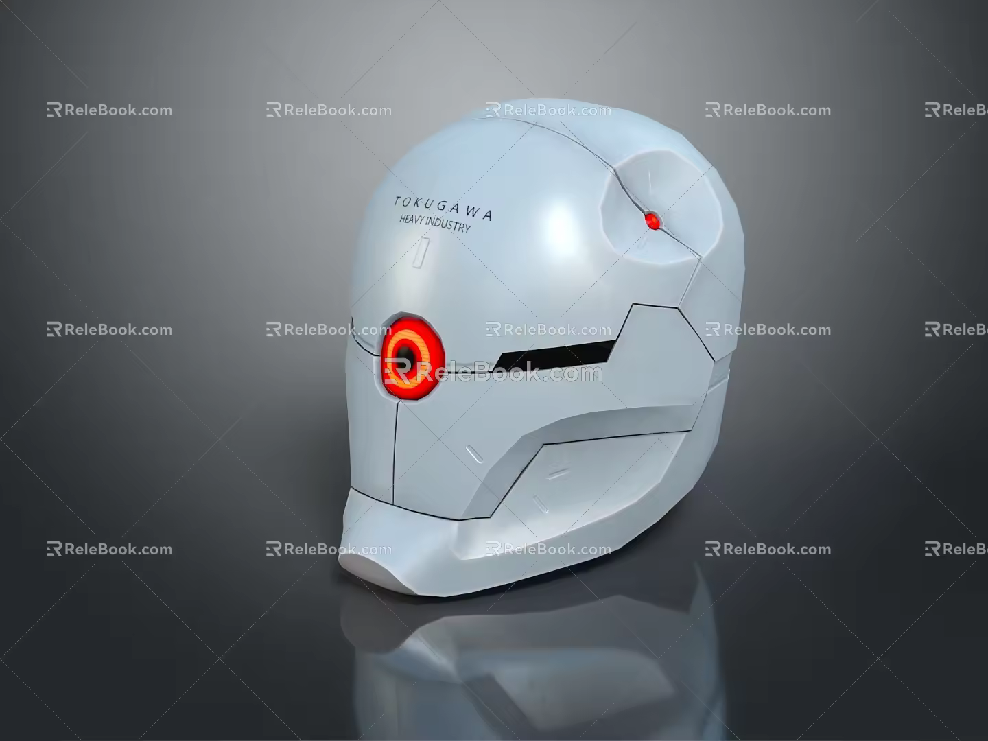 Sci-Fi Helmet Alien Helmet-Helmet High Tech Helmet Game Helmet 3d model