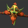 Modern Game Character Mask Elf Avatar Elf Avatar 3d model