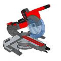 Professional Miter Saw With Powerful Cutting Blade And Adjustable Base For Precision Cuts