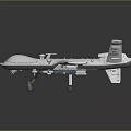 Advanced Long Range Unmanned Aerial Vehicle With Fixed Wings And Surveillance Payloads