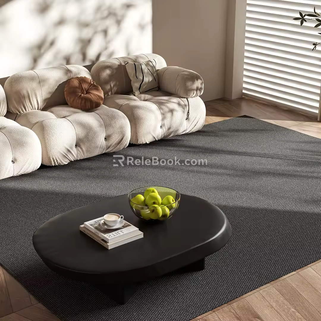Style coffee table 3d model