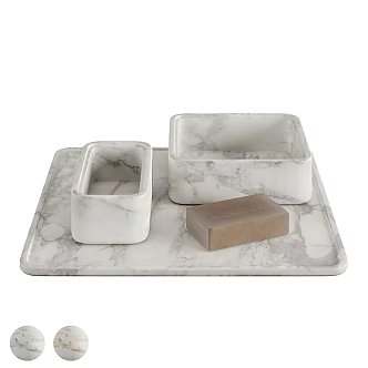 Modern toiletries 3d model