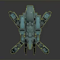 Robot Spider Robot Mecha Spider Science Fiction Spider Mechanical Spider Battery Spider Tower Defense 3d model