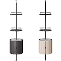Modern Two Seater Sofa In Dark And Light Color Options With Metal Accents