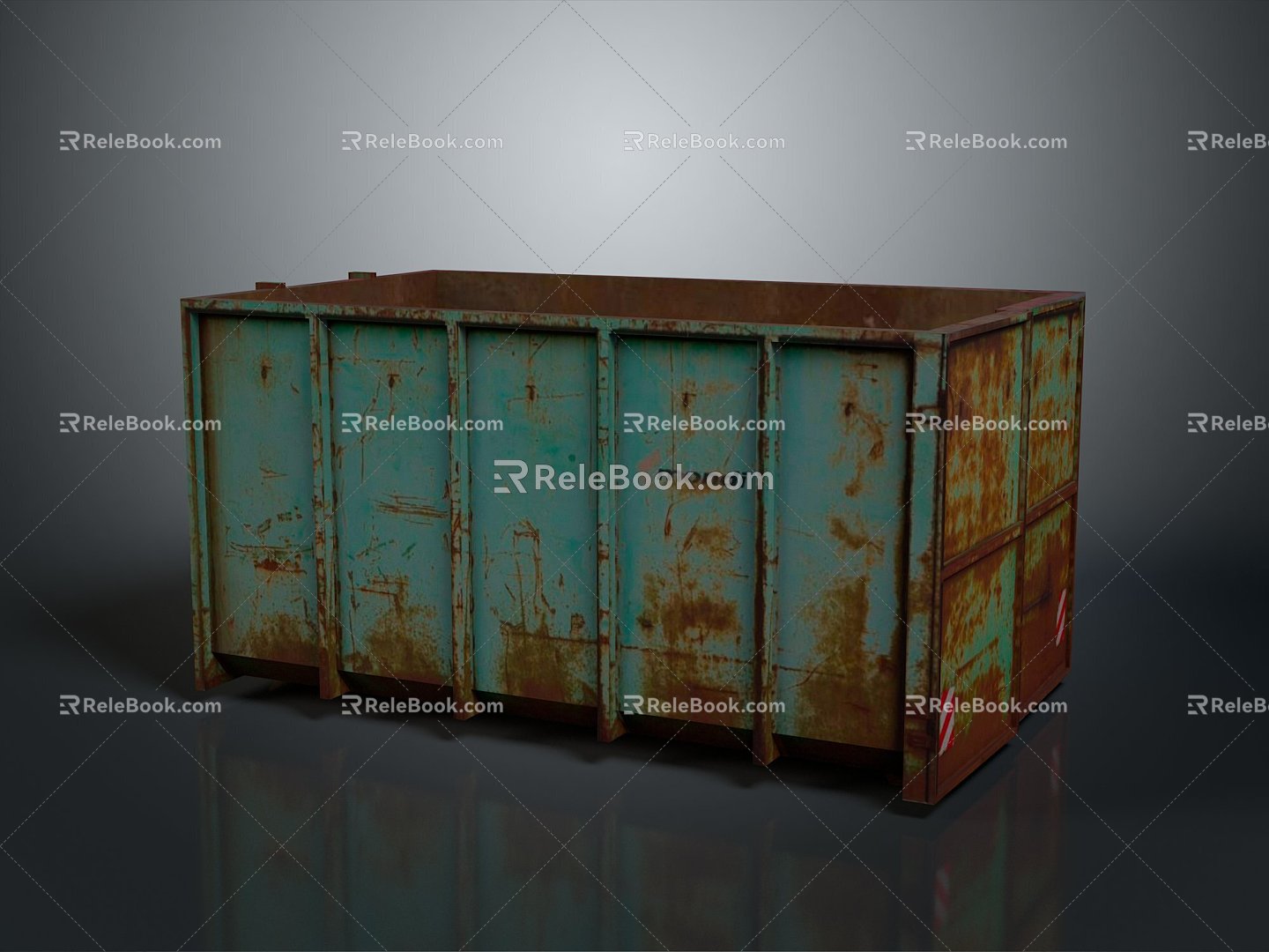 Container Cargo Box Cargo Box Trunk Box Luggage Leather Box Leather Box Container 3d model