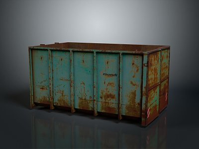 Container Cargo Box Cargo Box Trunk Box Luggage Leather Box Leather Box Container model