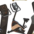 Modern Fitness Equipment With Treadmills Exercise Bikes And Digital Displays For Home Gym