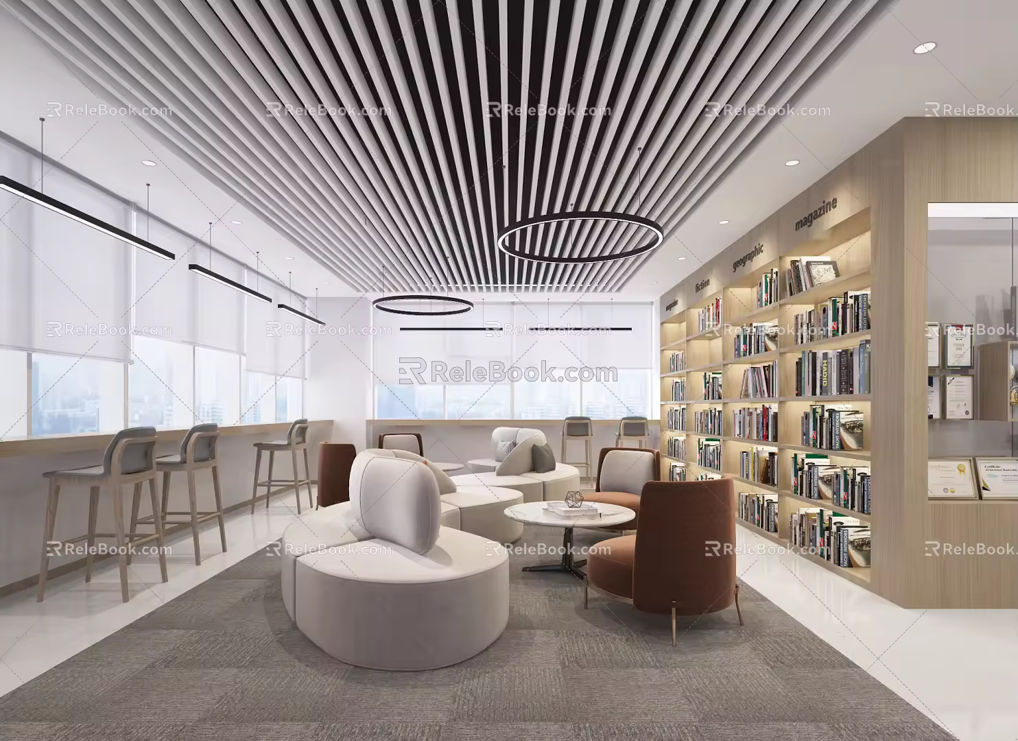 Modern Leisure Area 3d model