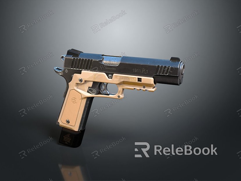 pistol semi-automatic pistol automatic pistol modern weapon hot weapon hot weapon gun military model