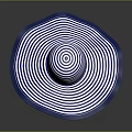 Stylish Blue And White Striped Wide Brim Sun Hat For Summer Outfits