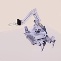 Smart Machine Robotic Arm With Multi Joint Structure For Precision Handling Tasks 3d model