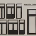 Different Styles Of Modern Casement Windows In Window Display Collection