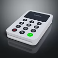 NewPos White Payment Terminal With Numeric Keypad Red Cancel And Green Confirm Buttons