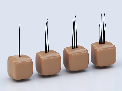 hair follicle 3d model