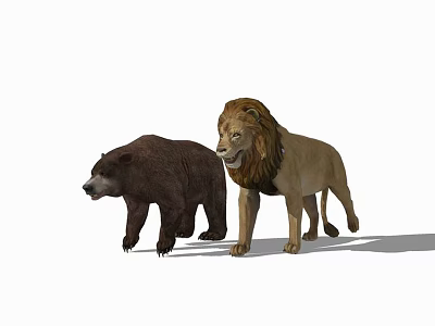Modern Animal Groups Animals and 3d model