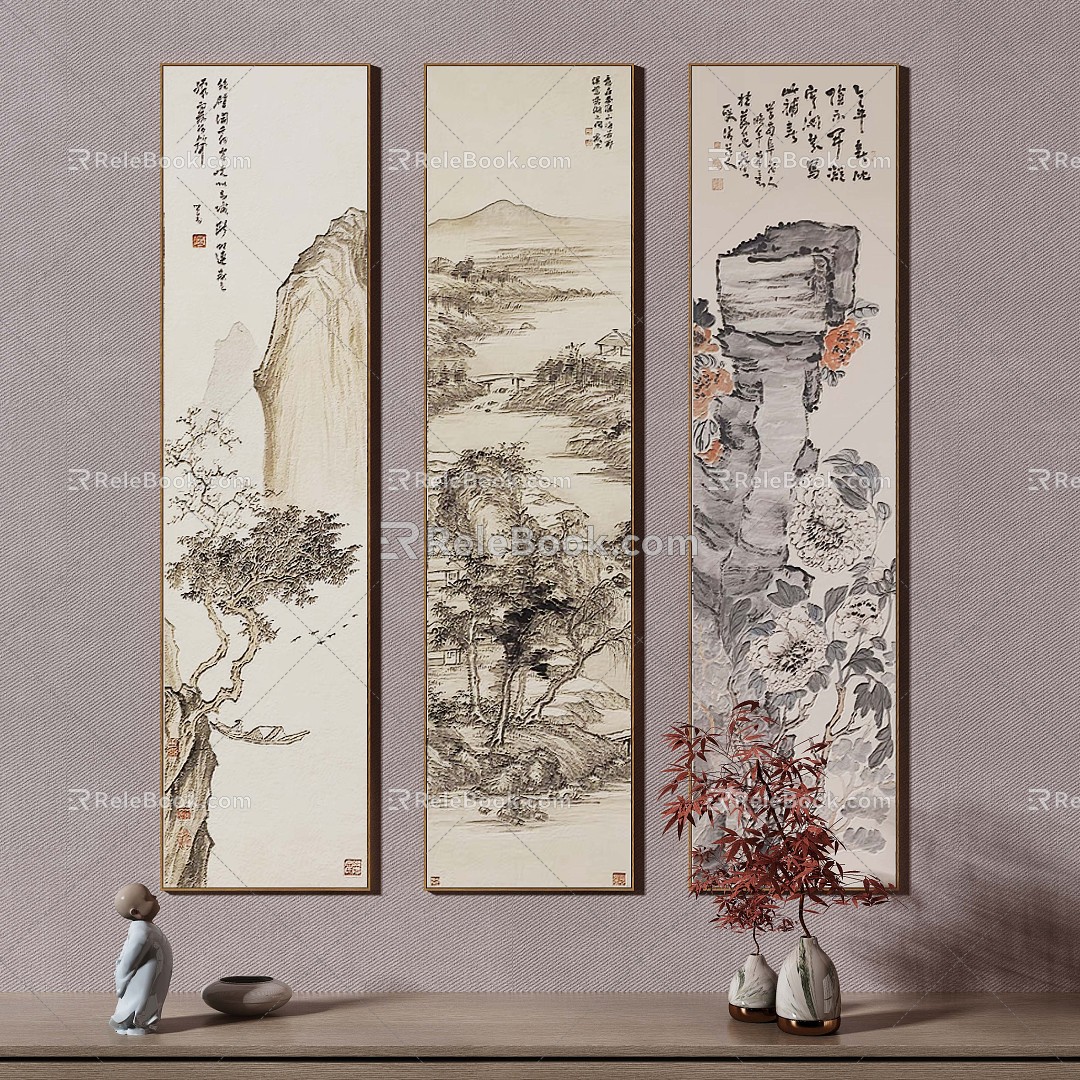 New Chinese Decorative Painting model