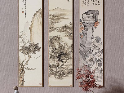 New Chinese Decorative Painting model