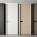 Modern Hinged Doors In Various Colors For Interior Design And Home Decoration