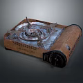 Portable Foldable Gas Stove With Metal Burners For Outdoor Camping Travel Use