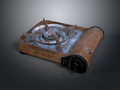 Portable Card Stove Portable Liquefied Gas Stove Camping Card Stove Portable Stove Portable Stove Portable Gas Stove Gas Stove 3d model