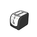 Kenwood Toaster Kitchen Appliance With Control Knob And Indicator Lights