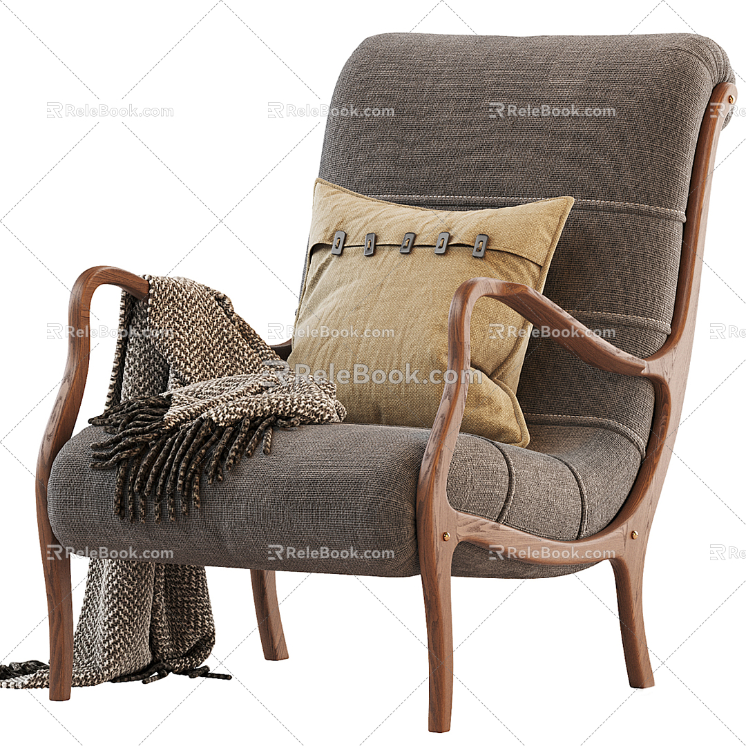 modern armchair 3d model