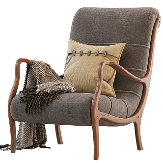 modern armchair 3d model