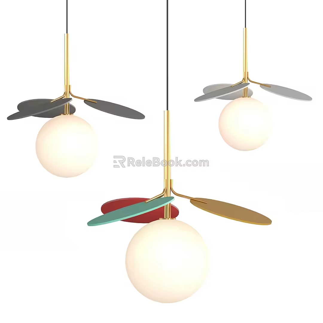 Modern Chandelier 3d model