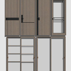 Modern Door 3d model